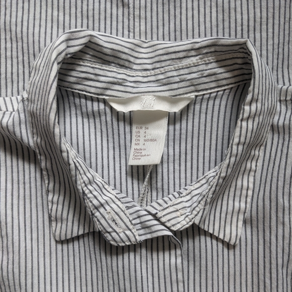 H&M Sleeveless Shirt Dress, US4 - Picture 10 of 11